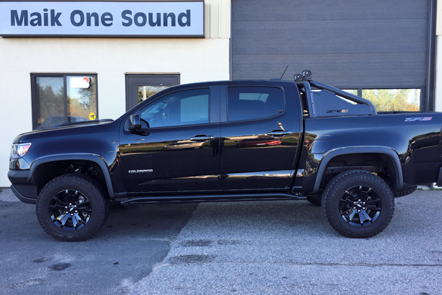 2019 Chevrolet Colorado ZR2 with professional window tint in North Bay